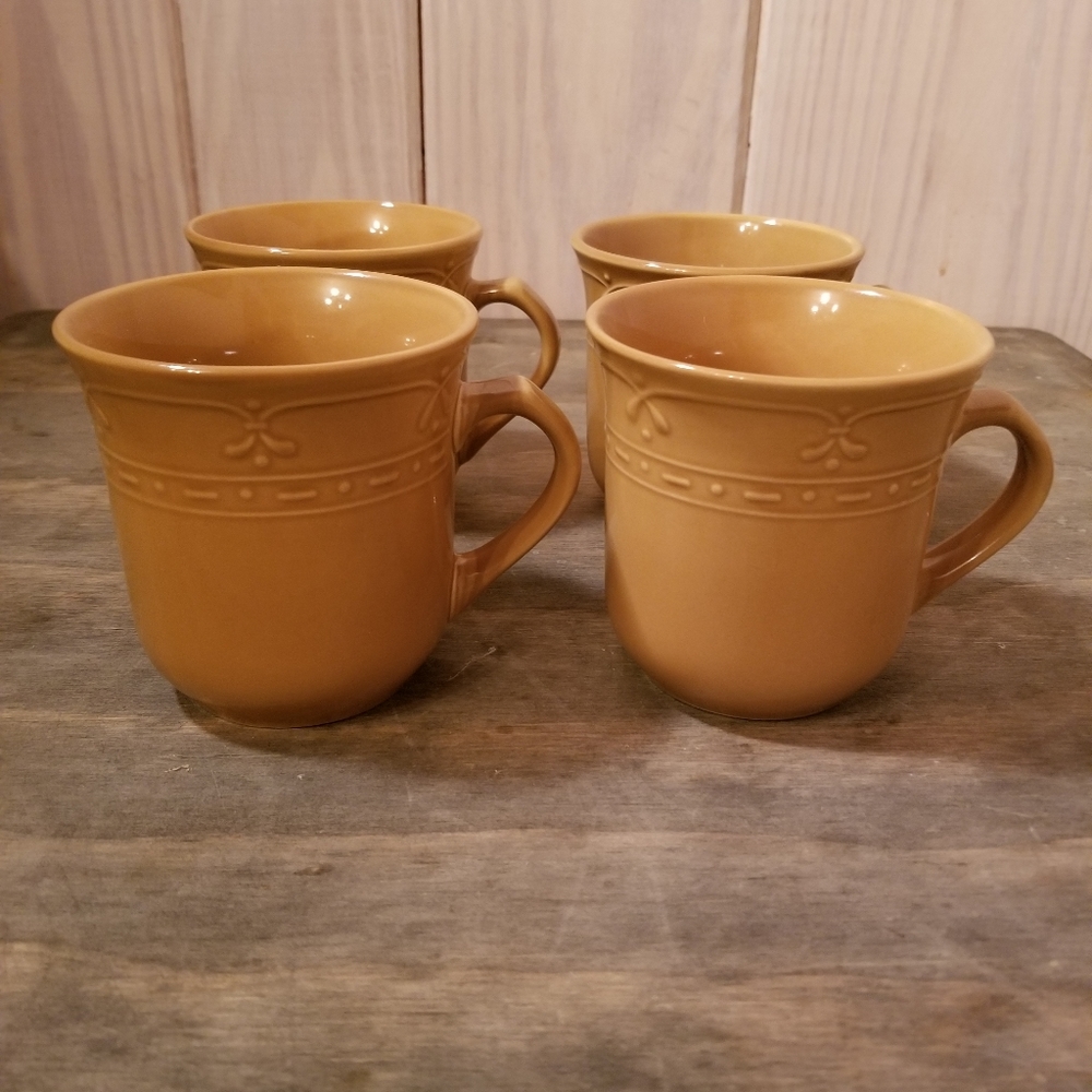 Firenza D'Jon Mustard coffee cups